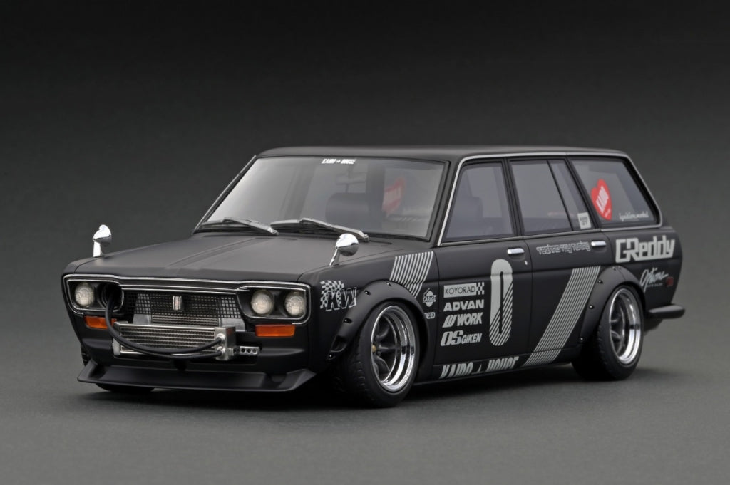 [ Back-order ] ignition model IG3150 1:18 Datsun Bluebird (510) Wagon Matte Black