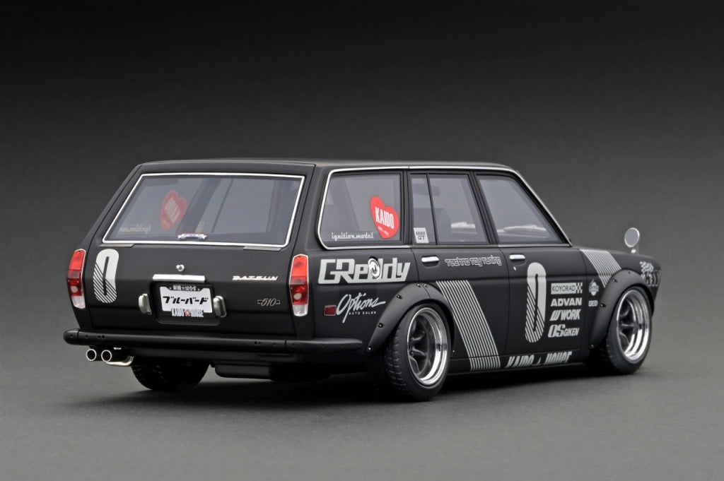 [ Back-order ] ignition model IG3150 1:18 Datsun Bluebird (510) Wagon Matte Black