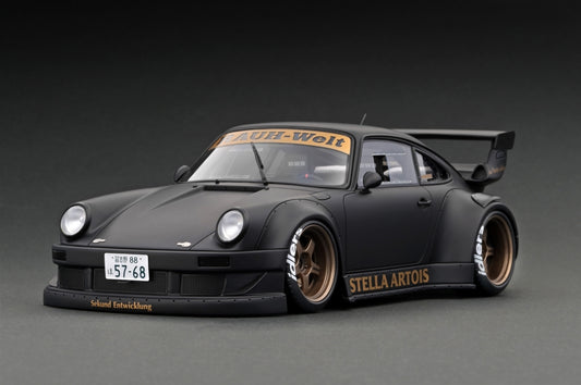 [ Back-order ] ignition model IG2474 1:18 RWB 930 Matte Black