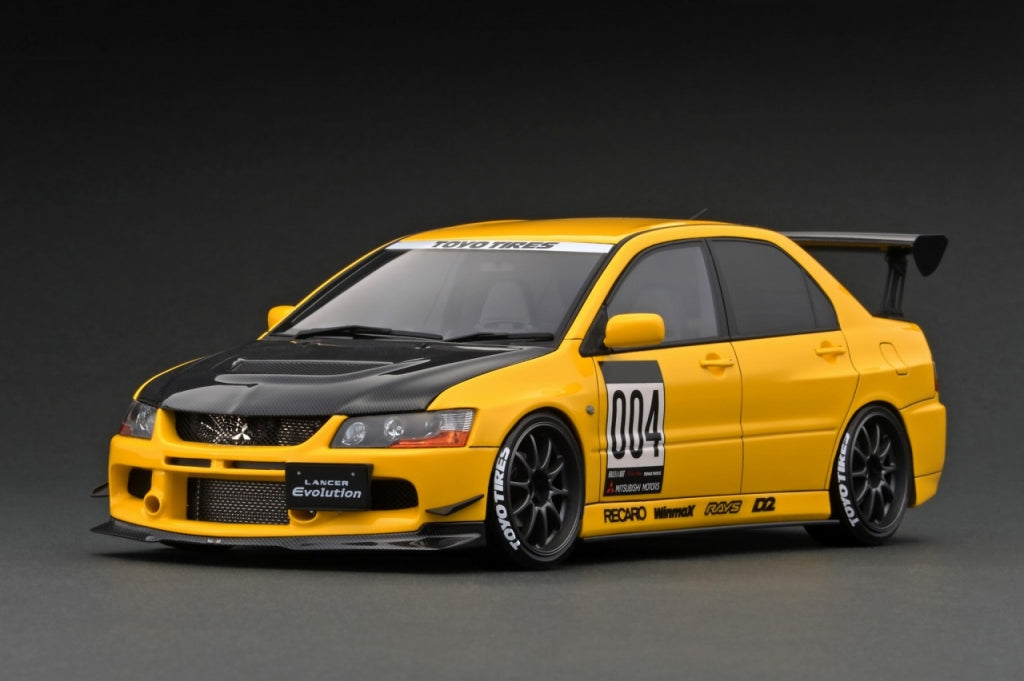 [ Back-order ] ignition model IG2379 1:18 Mitsubishi Lancer Evolution IX (CT9A) Yellow