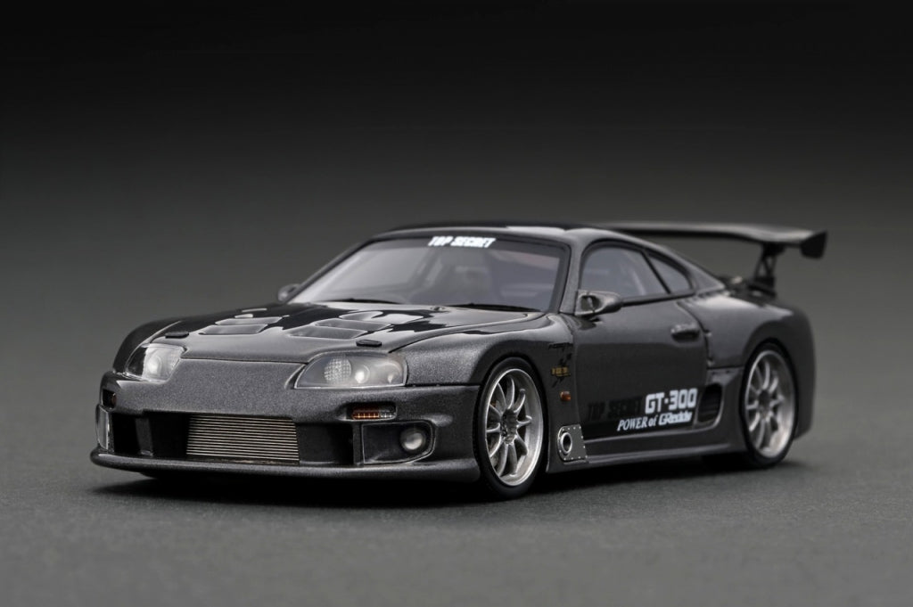 [ Back-order ] ignition model IG2951 1:43 TOP SECRET GT300 Supra (JZA80) Gun Metallic