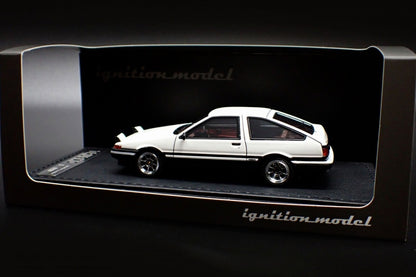 [ Back-order ] ignition model IG2942 1:43 Toyota Sprinter Trueno 3Dr GT Apex (AE86) White/Black