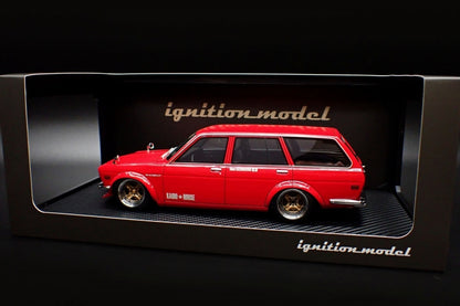 [ Back-order ] ignition model IG3152 1:18 Datsun Bluebird (510) Wagon Red