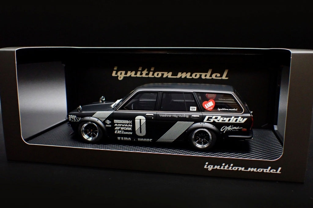 [ Back-order ] ignition model IG3150 1:18 Datsun Bluebird (510) Wagon Matte Black