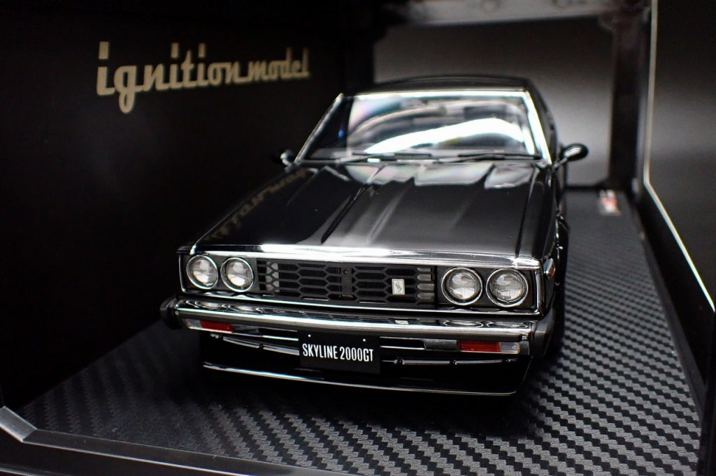 [ Back-order ] ignition model IG3230 1:18 Nissan Skyline 2000 GT-ES (C210) Black