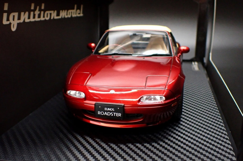 [ Back-order ] ignition model IG3200 1:18 Eunos Roadster (NA) Burgundy