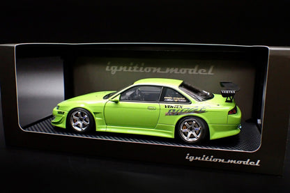 [ Back-order ] ignition model IG3086 1:18 VERTEX S14 Silvia Yellow Green