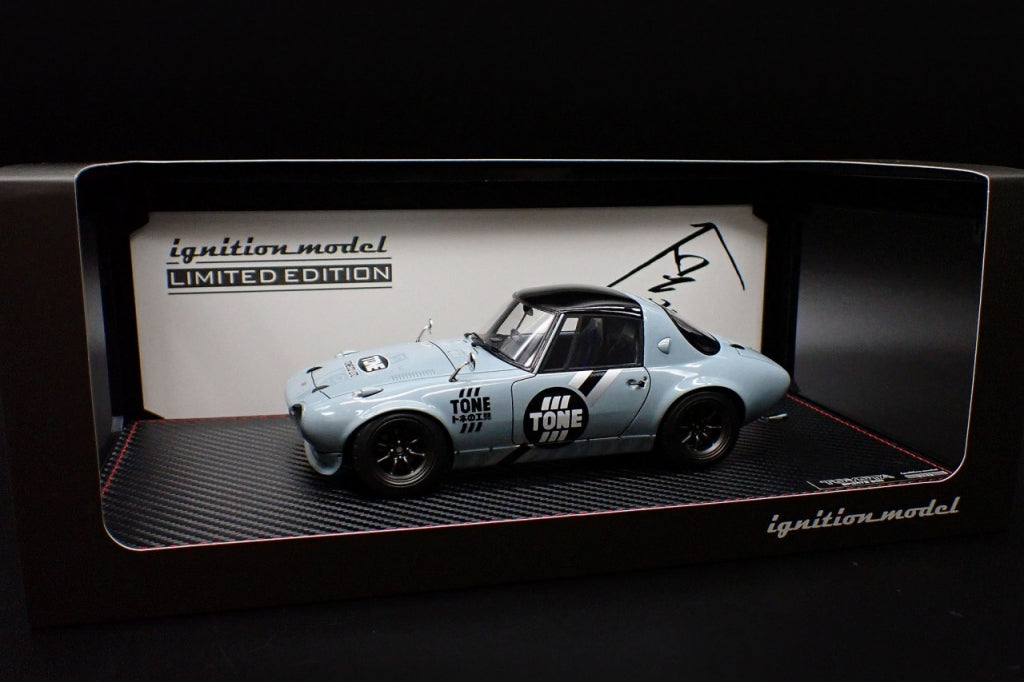 [ Back-order ] ignition model IG3292 1:18 Toyota Sports 800 NOB Hachi 2023 TAS Ver Light Gray