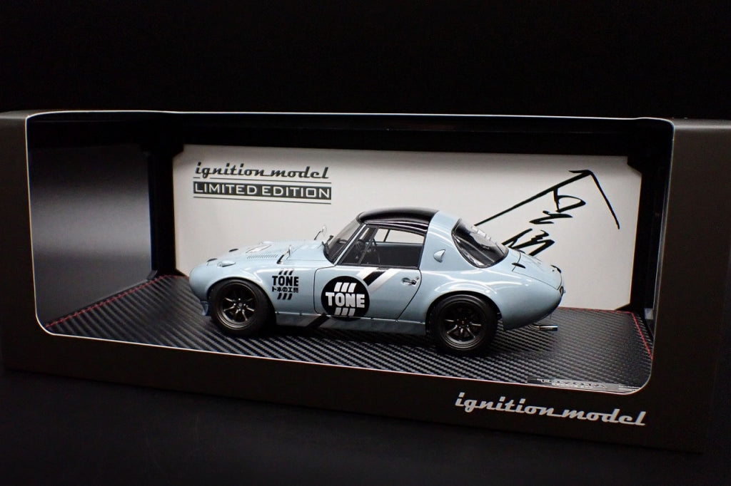 [ Back-order ] ignition model IG3292 1:18 Toyota Sports 800 NOB Hachi 2023 TAS Ver Light Gray