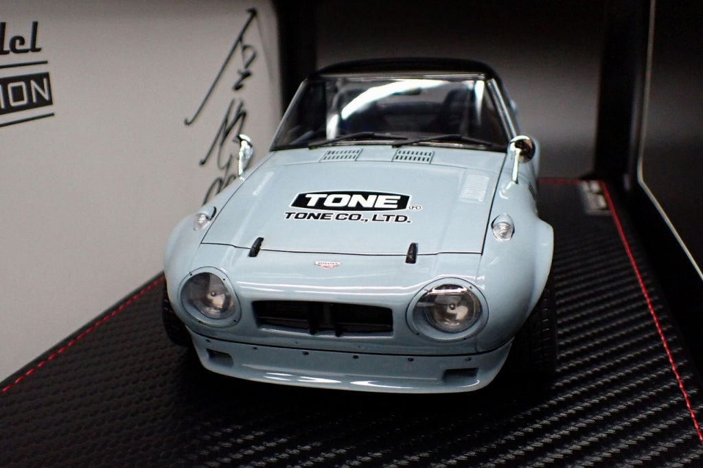 [ Back-order ] ignition model IG3292 1:18 Toyota Sports 800 NOB Hachi 2023 TAS Ver Light Gray