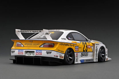 [ Back-order ] ignition model IG2919 1:18 LB-Super Silhouette S15 SILVIA White/Yellow