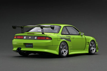 [ Back-order ] ignition model IG3086 1:18 VERTEX S14 Silvia Yellow Green