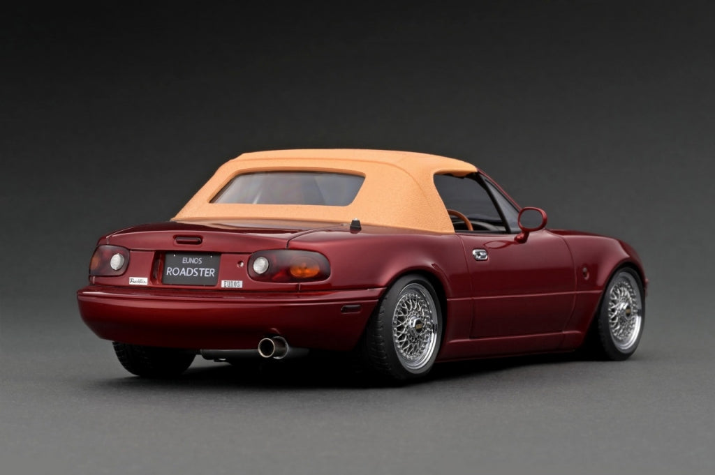 [ Back-order ] ignition model IG3200 1:18 Eunos Roadster (NA) Burgundy