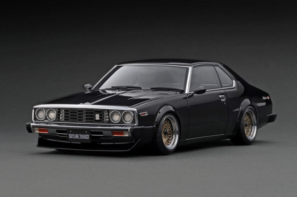 [ Back-order ] ignition model IG3230 1:18 Nissan Skyline 2000 GT-ES (C210) Black