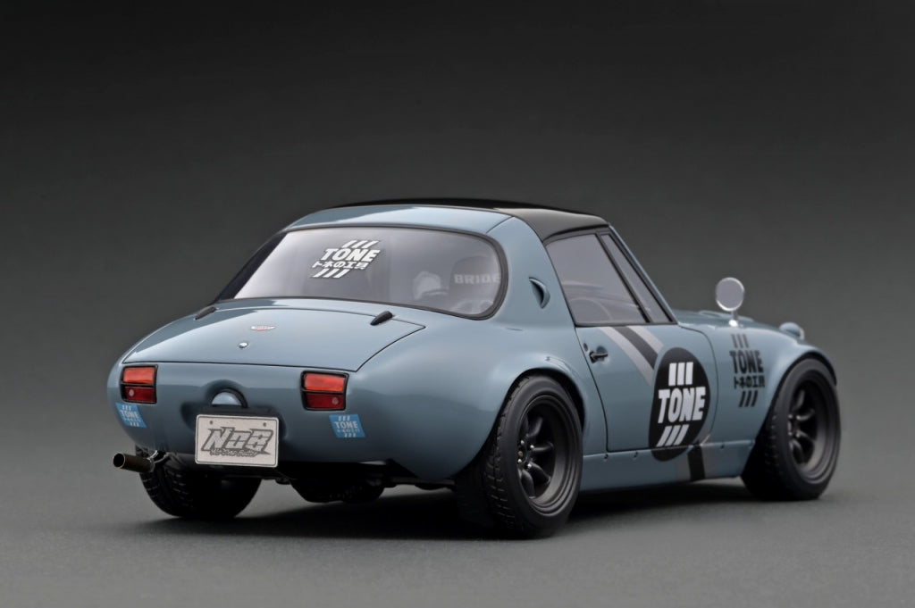 [ Back-order ] ignition model IG3292 1:18 Toyota Sports 800 NOB Hachi 2023 TAS Ver Light Gray