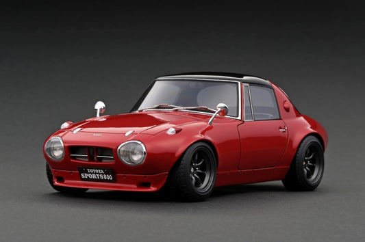 [ Back-order ] ignition model IG3091 1:18 Toyota Sports 800 NOB Hachi Ver Red