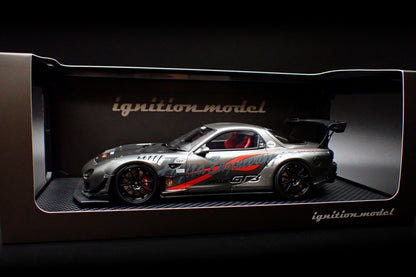 IG2960 ignition model 1:18 FEED Afflux GT3 (FD3S) Gun Metallic