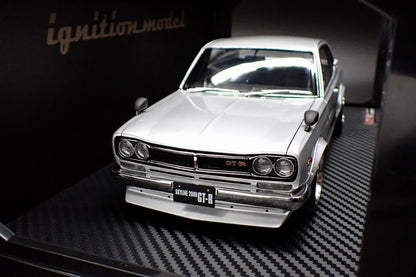 IG3236 ignition model 1:18 Nissan Skyline 2000 GT-R (KPGC10) Silver