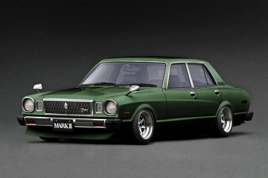 [ Back-order ] ignition model IG3429 1:18 Toyota Mark II Sedan Grande (MX41) Green Metallic