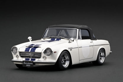 [ Back-order ] ignition model IG2707 1:18 DATSUN Fairlady 2000 (SR311) White/Blue