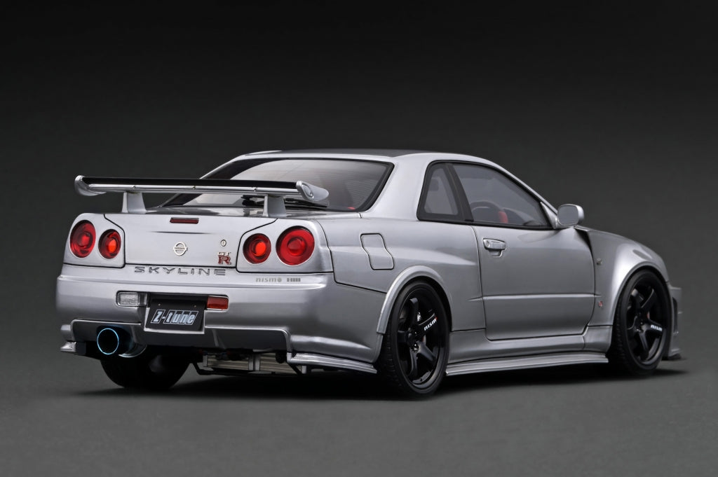 [ Back-order ] ignition model IG3224 1:18 Nismo R34 GT-R Z-tune Silver