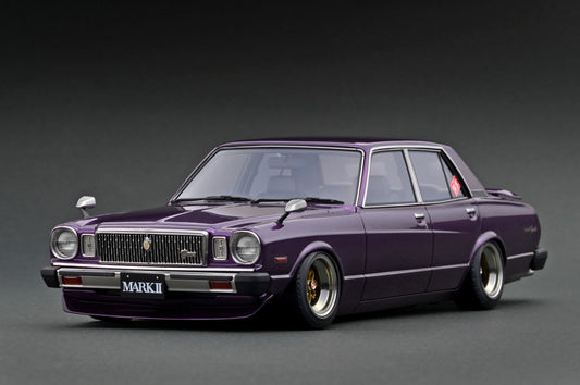 [ Back-order ] ignition model IG3431 1:18 Toyota Mark‡U Sedan Grande (MX41) Purple Metallic