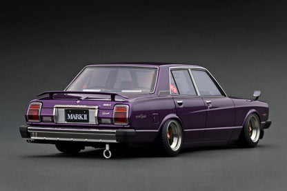 [ Back-order ] ignition model IG3431 1:18 Toyota Mark‡U Sedan Grande (MX41) Purple Metallic