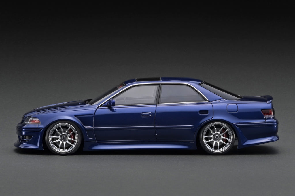 [ Pre-order ] IG3581 ignition model 1:18 TOYOTA ERTEX JZX100 MARK-II Blue Metallic