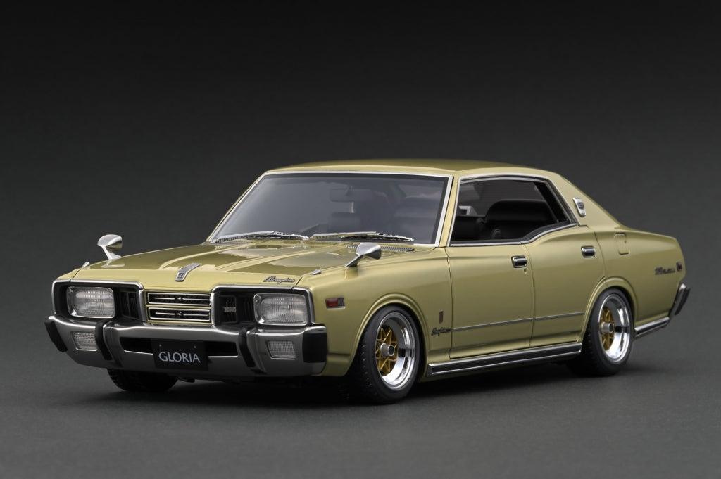 [ Pre-order ] IG3554 ignition model 1:18 Nissan Gloris Brougham (330) Gold