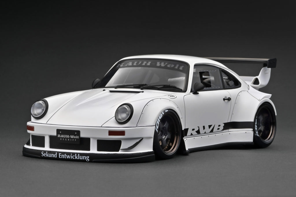 [ Back-order ] ignition model IG3696 1:18 RWB 930 Matte White model car