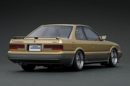 [ Back-order ] ignition model IG3815 1:18 Nissan Leopard Ultima V30TWINCAM TURBO Gold/Silver model car