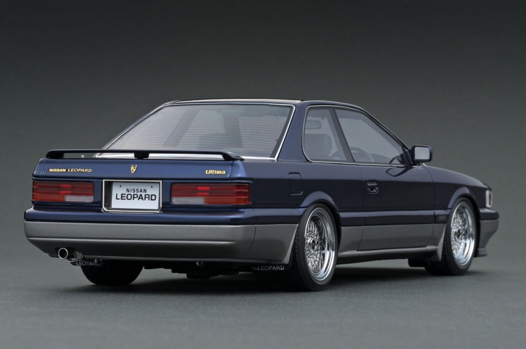 [ Back-order ] ignition model IG3817 1:18 Nissan Leopard Ultima V30TWINCAM TURBO Dark Blue/Silver model car