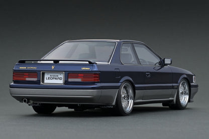 [ Back-order ] ignition model IG3817 1:18 Nissan Leopard Ultima V30TWINCAM TURBO Dark Blue/Silver model car