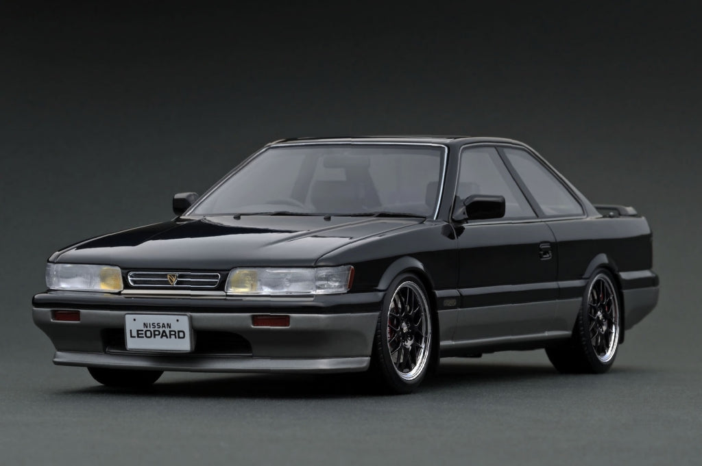 [ Back-order ] ignition model IG3818 1:18 Nissan Leopard Ultima V30TWINCAM TURBO Black/Silver model car