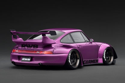 [ Back-order ] ignition model IG3623 1:18 RWB 993 Purple Metallic model car