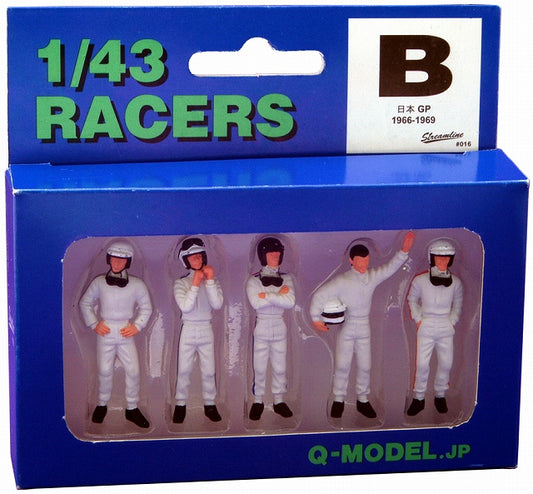 [Back-order] Q-MODEL QMC011 1:43 RACER B Japan GP 1966-1969 Painted Figure