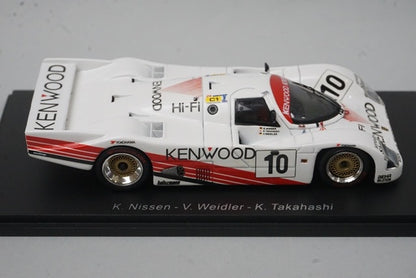 1:43 SPARK KBS024 Porsche 962 Le Mans 1987 #10 model car