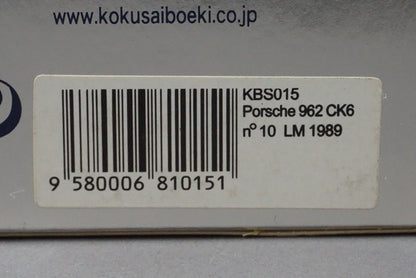 1:43 SPARK KBS015 Kokusai boeki Porsche 962 CK6 Le Mans 1989 #10
