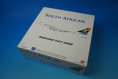 1:200 B747-200 South African ZS-SAN JF-747-2-032 JFox Models airplane model