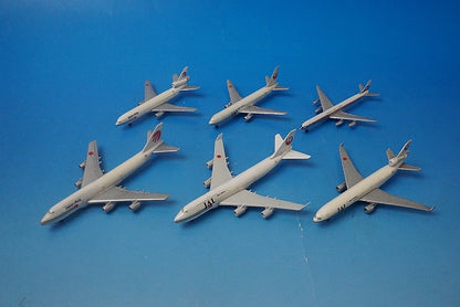 1:600 B747-400 JAL Old Crane Maru Paint MD-11 JAL B747-300 Japan Asia 6 Piece Set Shabak airplane model