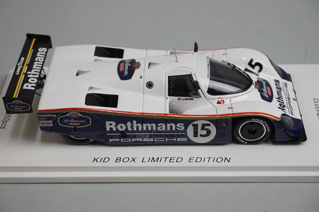1:43 SPARK SKB43032 Porsche 962C RLR 106B 500km Kyalami Winner 1987 #15
