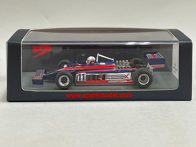 1:43 Spark S5350 Lotus 87 Monaco GP 1981 #11 E. de Angelis model car