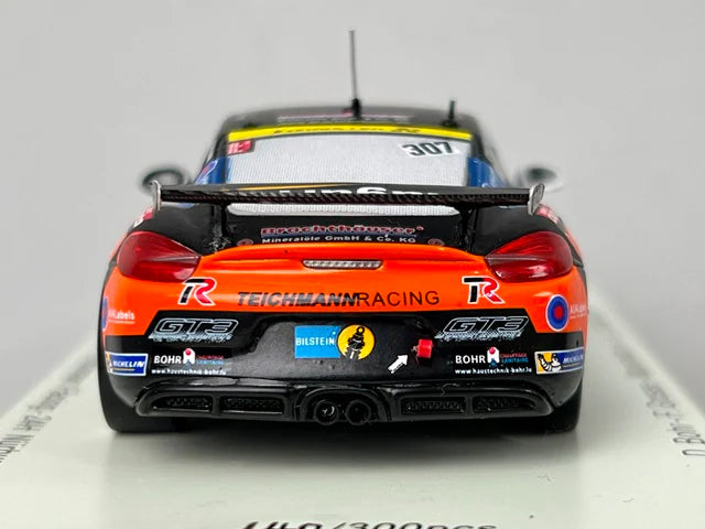 1:43 Spark SG331 Porsche Cayman 981 GT4 CS Teichmann Racing Nurburgring 24H 2017 #307