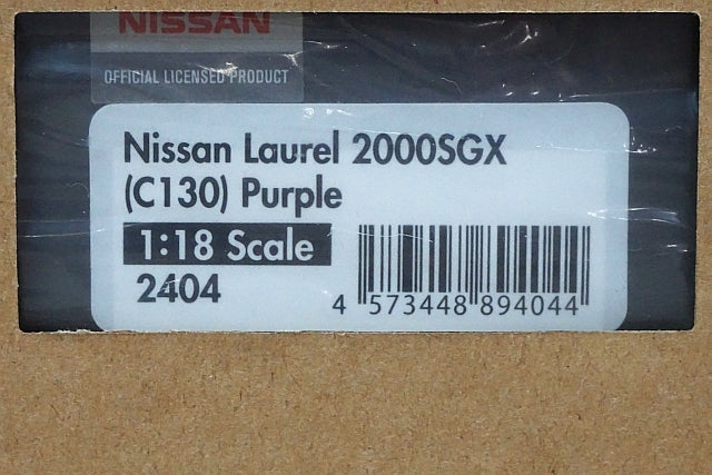 1:18 ignition model IG2404 Nissan Laurel 2000SGX C130 Purple Youtuber Sata figur