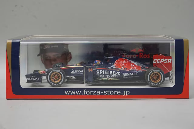 1:43 Spark TR015 Forza Custom Scuderia Toro Rosso STR9 Abu Dhabi GP Test 2014 #38 M. Verstappen