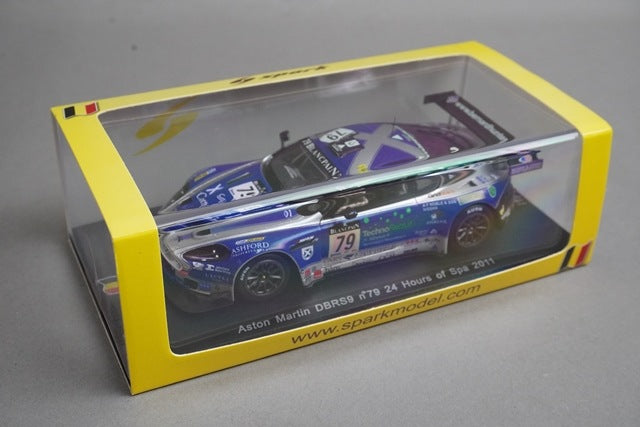 1:43 SPARK SB022 Aston Martin DBRS9 SPA 24h 2011 #79 model car
