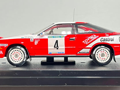 1:43 HPI 8146 Mirage Toyota Celica GT-Four Rally Sweden 1992 #4 model car