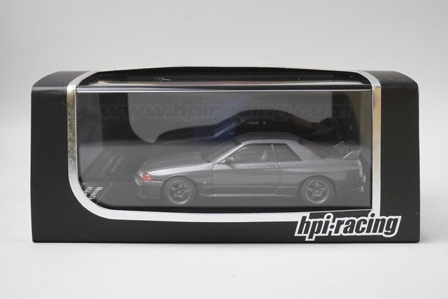 1:43 HPI 8157 Nissan Skyline GT-R (R32) Gun Gray Metallic