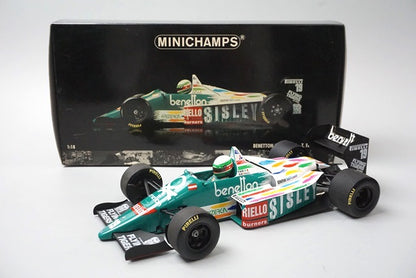 1:18 MINICHAMPS 181860019 Benetton BMW B186 1986 T.Fabi #19