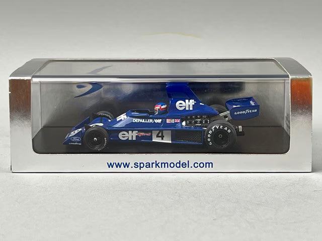 1:43 SPARK S1646 Tyrrell 007 Belgian GP 4th P.Dupayer 1975 #4